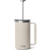 YETI Rambler 34 oz. French Press Coffee Maker, Rescue Red(Cape Taupe)