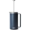 YETI Rambler 34 oz. French Press Coffee Maker, Rescue Red(Navy)