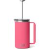 YETI Rambler 34 oz. French Press Coffee Maker, Rescue Red(Tropical Pink)