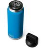 YETI Rambler 36 oz Bottle, Vacuum Insulated, Leakproof, Stainless Steel with Chug Cap(Big Wave Blue)