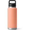 YETI Rambler 36 oz Bottle, Vacuum Insulated, Leakproof, Stainless Steel with Chug Cap(Lowcountry Peach)