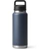 YETI Rambler 36 oz Bottle, Vacuum Insulated, Leakproof, Stainless Steel with Chug Cap(Navy)