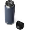 YETI Rambler 36 oz Bottle, Vacuum Insulated, Leakproof, Stainless Steel with Chug Cap(Navy)