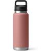 YETI Rambler 36 oz Bottle, Vacuum Insulated, Leakproof, Stainless Steel with Chug Cap(Sandstone Pink)