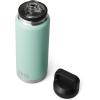 YETI Rambler 36 oz Bottle, Vacuum Insulated, Leakproof, Stainless Steel with Chug Cap(Seafoam)