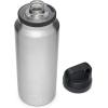 YETI Rambler 36 oz Bottle, Vacuum Insulated, Leakproof, Stainless Steel with Chug Cap(Stainless)