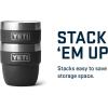 YETI Rambler 4 oz Stackable Cup, Stainless Steel, Vacuum Insulated Espresso/Coffee Cup, 2 Pack(Black)