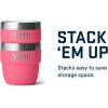 YETI Rambler 4 oz Stackable Cup, Stainless Steel, Vacuum Insulated Espresso/Coffee Cup, 2 Pack(Tropical Pink)