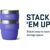 YETI Rambler 4 oz Stackable Cup, Stainless Steel, Vacuum Insulated Espresso/Coffee Cup, 2 Pack(Ultramarine Violet)