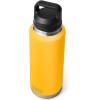 YETI Rambler 46 oz Bottle, Vacuum Insulated, Leakproof, Stainless Steel with Chug Cap(Alpine Yellow)