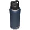 YETI Rambler 46 oz Bottle, Vacuum Insulated, Leakproof, Stainless Steel with Chug Cap(Navy)