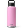 YETI Rambler 46 oz Bottle, Vacuum Insulated, Leakproof, Stainless Steel with Chug Cap(Power Pink)