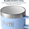 YETI Rambler 6 oz Stackable Mug, Stainless Steel, Vacuum Insulated Espresso/Coffee Mug, 2 Pack(Big Sky Blue)