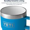 YETI Rambler 6 oz Stackable Mug, Stainless Steel, Vacuum Insulated Espresso/Coffee Mug, 2 Pack(Big Wave Blue)