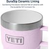 YETI Rambler 6 oz Stackable Mug, Stainless Steel, Vacuum Insulated Espresso/Coffee Mug, 2 Pack(Cherry Blossom – Textured)