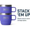 YETI Rambler 6 oz Stackable Mug, Stainless Steel, Vacuum Insulated Espresso/Coffee Mug, 2 Pack(Ultramarine Violet)