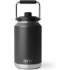 YETI Rambler Gallon Jug 2.0, Vacuum Insulated, Leakproof, Stainless Steel with MagCap, Black(Black)