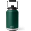 YETI Rambler Gallon Jug 2.0, Vacuum Insulated, Leakproof, Stainless Steel with MagCap, Black(Black Forest Green)
