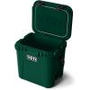 YETI Roadie 24 2.0 Hard Cooler with DoubleDuty Shoulder Strap and Drain Plug(Black Forest Green)
