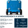 YETI Roadie 48 Wheeled Cooler with Retractable Periscope Handle(Big Wave Blue)