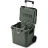 YETI Roadie 48 Wheeled Cooler with Retractable Periscope Handle(Camp Green)