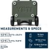 YETI Roadie 48 Wheeled Cooler with Retractable Periscope Handle(Camp Green)