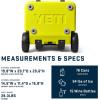 YETI Roadie 48 Wheeled Cooler with Retractable Periscope Handle(Firefly Yellow)