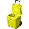 YETI Roadie 48 Wheeled Cooler with Retractable Periscope Handle(Firefly Yellow)