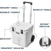YETI Roadie 48 Wheeled Cooler with Retractable Periscope Handle(Or)