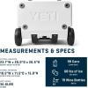 YETI Roadie 60 Wheeled Cooler with Retractable Periscope Handle(White)