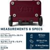 YETI Roadie 60 Wheeled Cooler with Retractable Periscope Handle(Wild Vine Red)
