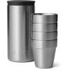 YETI Shot Glasses with Carrying Case, Set of 4(Stainless)