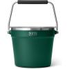 YETI Beverage/Ice Bucket, Holds 6 Longnecks or 3 Bottles of Wine(Black Forest Green)
