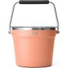 YETI Beverage/Ice Bucket, Holds 6 Longnecks or 3 Bottles of Wine(Lowcountry Peach)