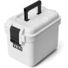 YETI LoadOut 15 GoBox Divided Waterproof Cargo Case, Dry Box, Camera Case, Fishing Tackle Box, Charcoal(White)