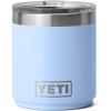 YETI Rambler 10 oz Stackable Lowball 2.0, Vacuum Insulated, Stainless Steel with MagSlider Lid, Black Stone(Big Sky Blue)