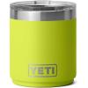YETI Rambler 10 oz Stackable Lowball 2.0, Vacuum Insulated, Stainless Steel with MagSlider Lid, Black Stone(Chartreuse)