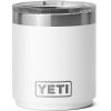 YETI Rambler 10 oz Stackable Lowball 2.0, Vacuum Insulated, Stainless Steel with MagSlider Lid, Black Stone(White)