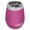 YETI Rambler 10 oz Wine Tumbler, Vacuum Insulated, Stainless Steel with MagSlider Lid, Seafoam(Prickly Pear)