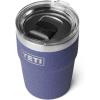 YETI Rambler 16 oz Stackable Tumbler, Vacuum Insulated, Stainless Steel with MagSlider Lid(Moon Dust – Textured)