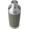 YETI Rambler 20 oz Cocktail Shaker, Stainless Steel, Vacuum Insulated, Black Forest Green(Camp Green)