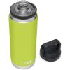 YETI Rambler 26 oz Bottle, Vacuum Insulated, Leakproof, Stainless Steel with Chug Cap(Chartreuse)