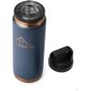 YETI Rambler 26 oz Bottle, Vacuum Insulated, Leakproof, Stainless Steel with Chug Cap(Folds of Honor – Navy)