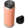 YETI Rambler 26 oz Bottle, Vacuum Insulated, Leakproof, Stainless Steel with Chug Cap(Lowcountry Peach)