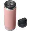 YETI Rambler 26 oz Bottle, Vacuum Insulated, Leakproof, Stainless Steel with Chug Cap(Sandstone Pink)