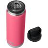 YETI Rambler 26 oz Bottle, Vacuum Insulated, Leakproof, Stainless Steel with Chug Cap(Tropical Pink)