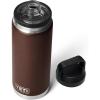 YETI Rambler 26 oz Bottle, Vacuum Insulated, Leakproof, Stainless Steel with Chug Cap(Wetlands Brown)