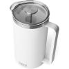 YETI Rambler 34 oz. French Press Coffee Maker, Rescue Red(White)