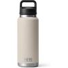 YETI Rambler 36 oz Bottle, Vacuum Insulated, Leakproof, Stainless Steel with Chug Cap(Cape Taupe)