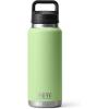 YETI Rambler 36 oz Bottle, Vacuum Insulated, Leakproof, Stainless Steel with Chug Cap(Key Lime)
